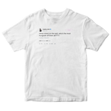 Charli CXC who's the most hungover of them all tweet on a white t-shirt from Tee Tweets