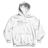 Donald Trump good morning have a great day tweet on a white hoodie from Tee Tweets