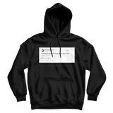 Gary Vaynerchuk looking backwards messes with your neck tweet black hoodie from Tee Tweets