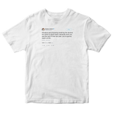 Stephen Colbert gonna need a drink tweet on a white t-shirt from Tee Tweets